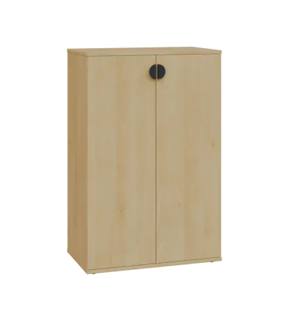 TN 3 - 7D kancelářská skříň, 2-dveřová, 1107x720x400, javor horský